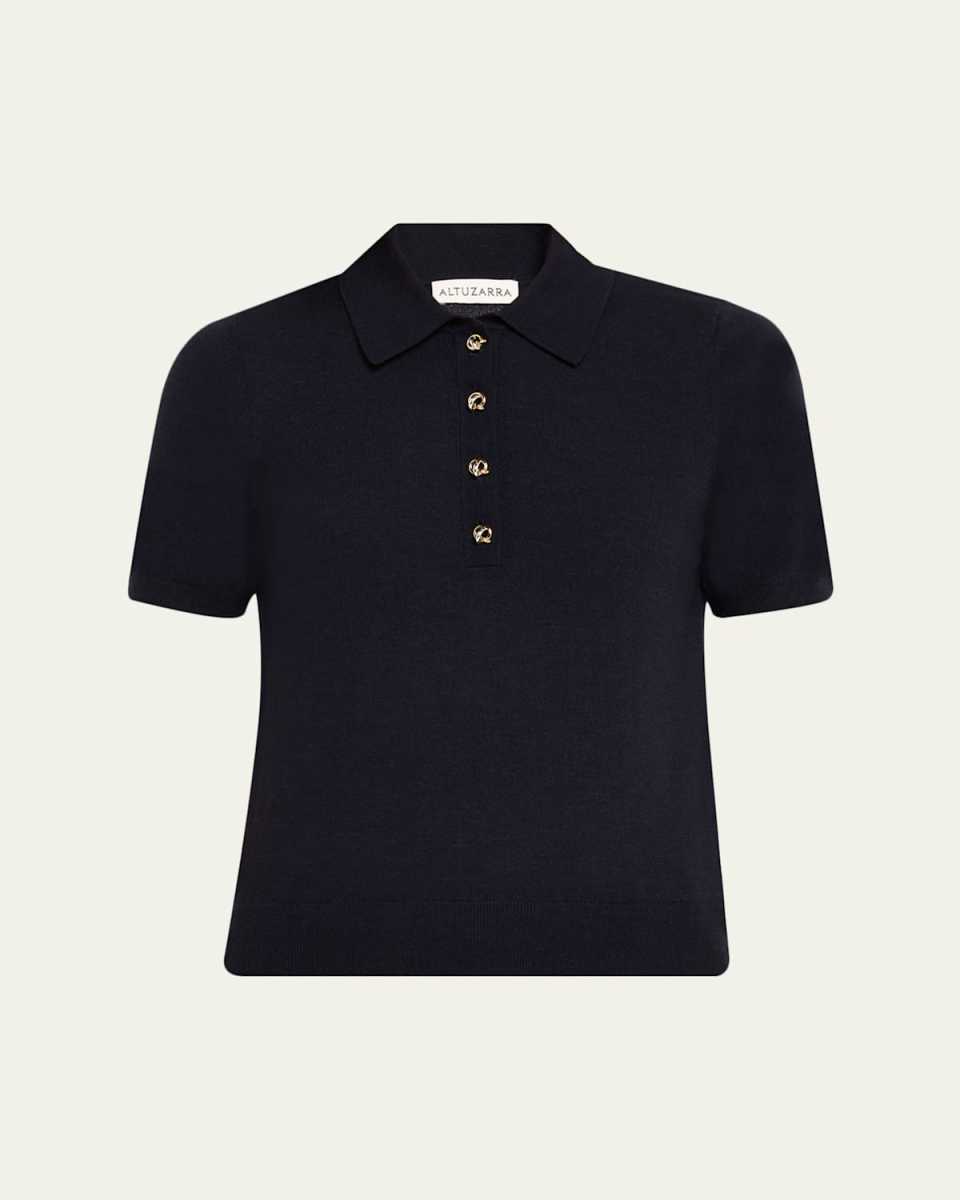 Nemo Short-Sleeve Polo Sweater